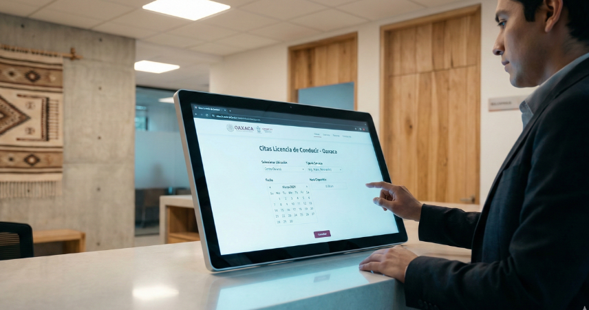 Sistema de Citas para Centros de Atención de Licencias de Conducir en Oaxaca
