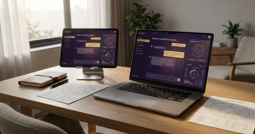 Desarrollo de una Ia personalizada para un curso “Sombra, Proyección y Espejos - Edición 2025" y "Formación en Astrología"